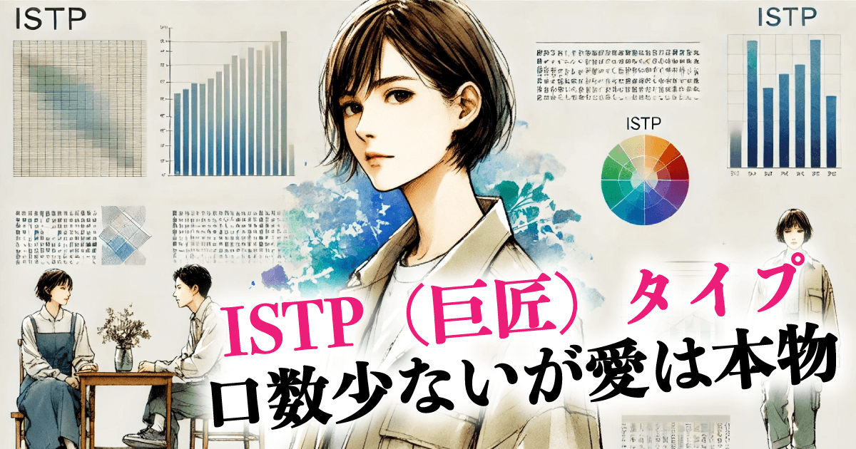 ISTP（巨匠）タイプ口数少ないが愛は本物