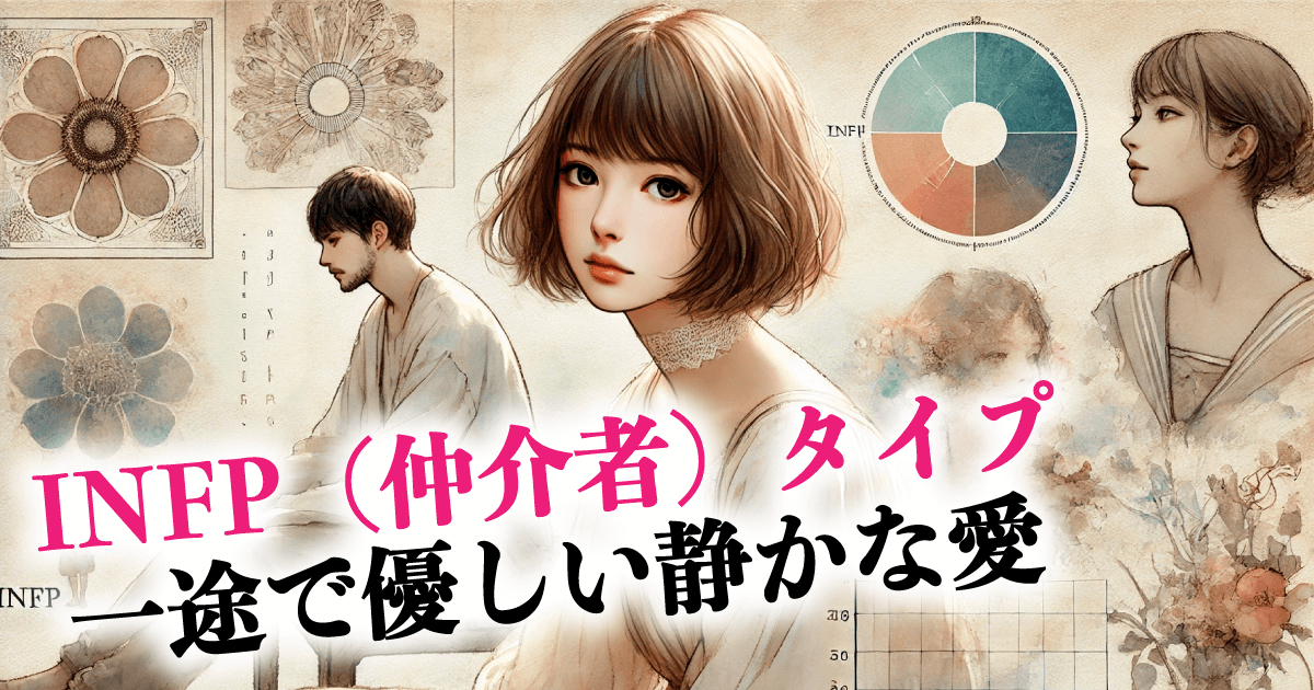 INFP（仲介者）タイプ一途で優しい静かな愛