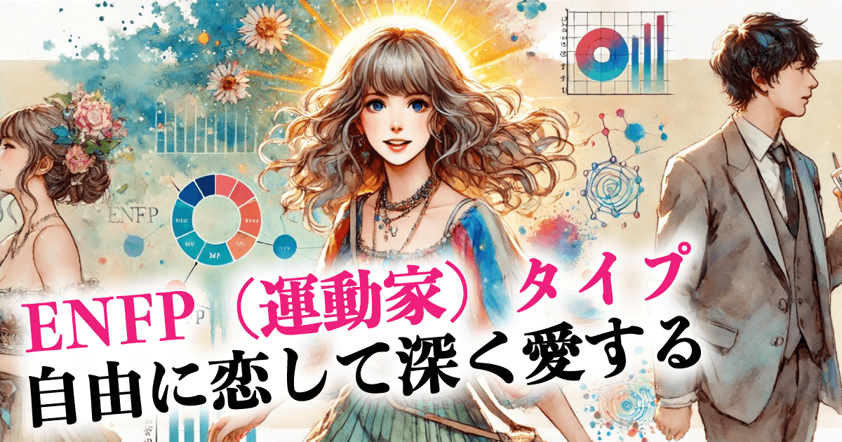 ENFP（運動家）タイプ自由に恋して深く愛する