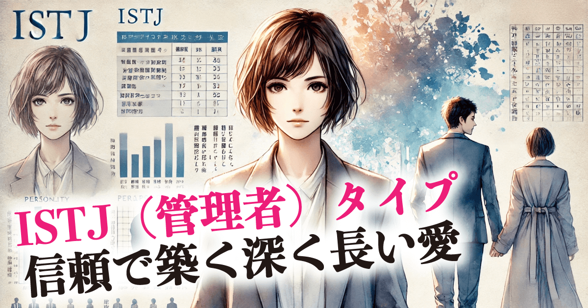 ISTJ（管理者）タイプ信頼で築く深く長い愛